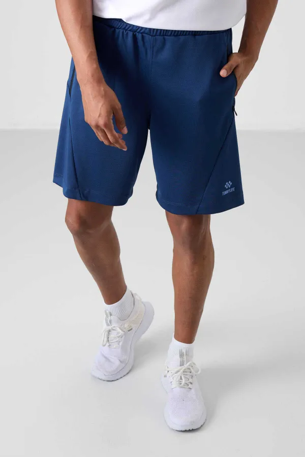 Tommylife Toptan Rahat Kalıp Basic Erkek Şort 81273 Parlament