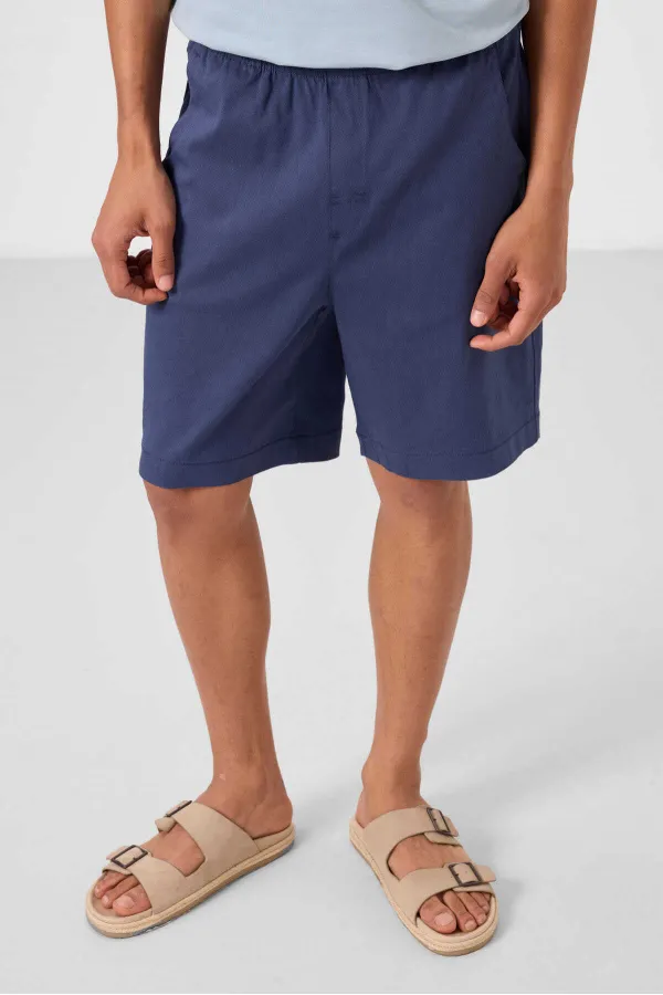 Short chino extensible léger, coupe standard, tissé, Tommylife Wholesale 81293 Parliament