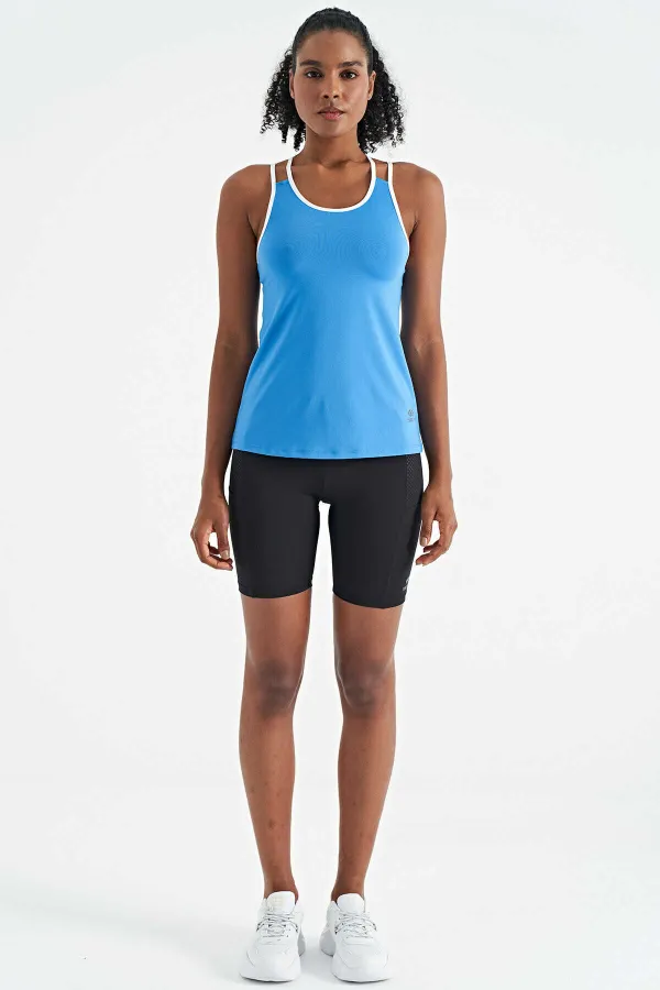 Débardeur de sport Tommylife pour femme, coupe standard, dos à double bretelle - 97258