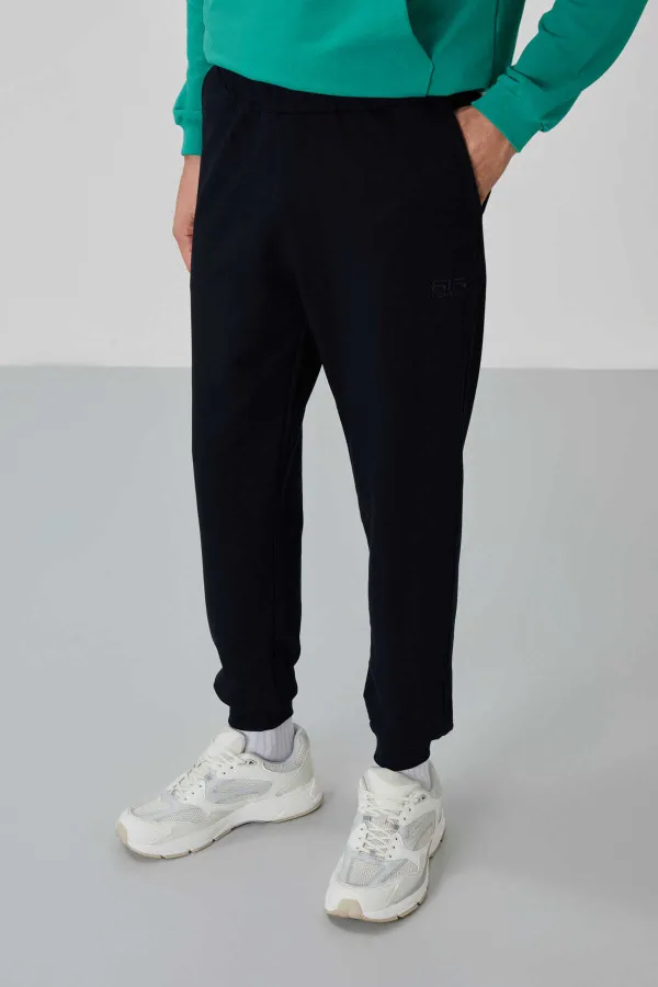 Tommylife Wholesale Herbert Standard Fit Stand-Up Collar Men's Tracksuit Set 85233 Sea Green - Navy Blue