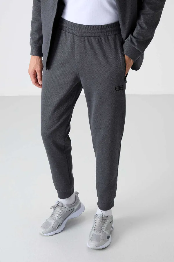 Ensemble de survêtement pour homme Tommylife Wholesale Hugo Relaxed Fit Jogger 85198 Gris foncé