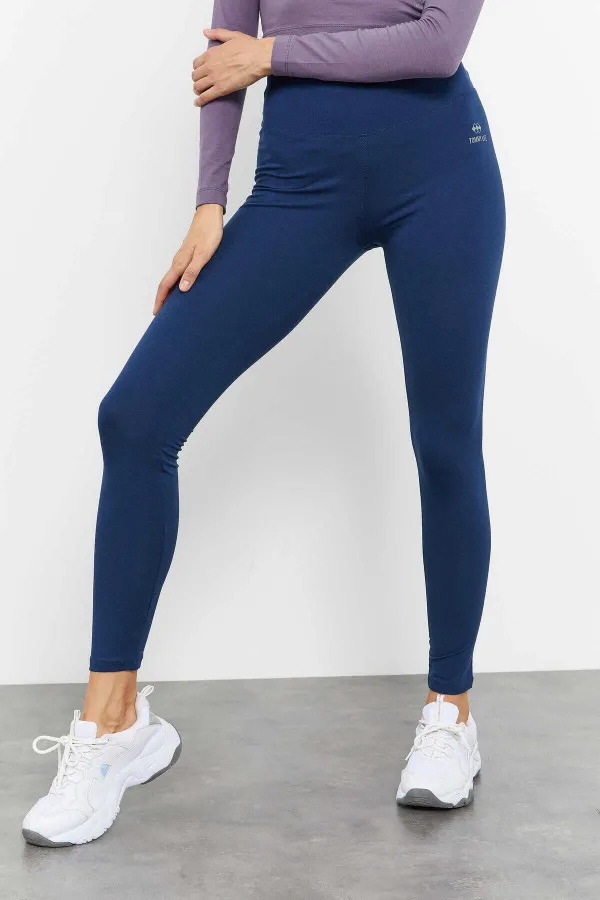 Leggings Tommylife en gros, taille haute, gainants, coupe slim, jambes étroites - 94011