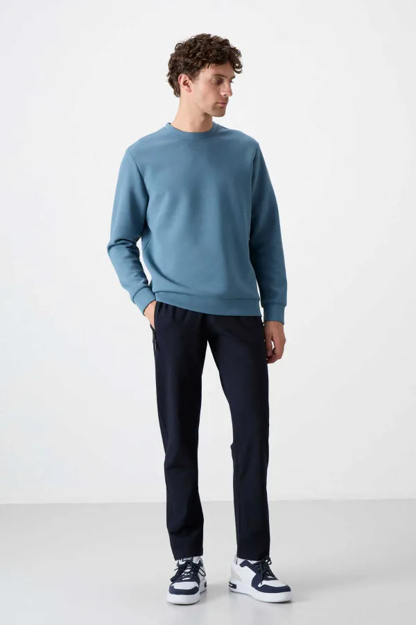 Bas de survêtement Tommylife Slim Fit Classic Leg pour homme, vente en gros, 84671, bleu marine