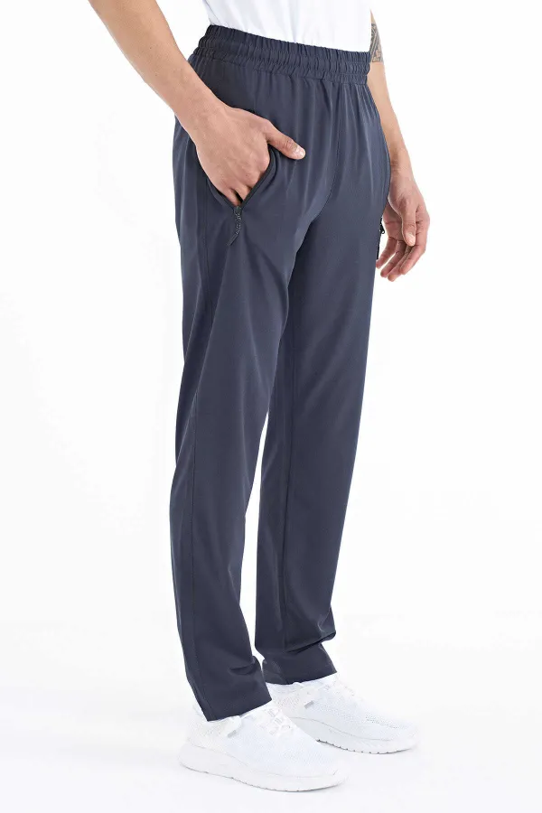 Pantalon de survêtement Tommylife Wholesale Classic Leg Standard Fit à trois poches pour homme anthracite 84768