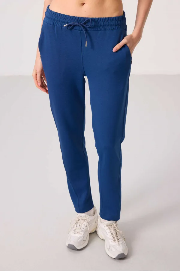 Pantalon Tommylife Wholesale pour femme, coupe slim, fermeture éclair invisible et texture douce - 94668 Parliament