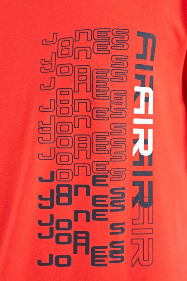 Tommylife Wholesale Men's Crew Neck Standard Fit Printed T-Shirt 88208 Fiesta