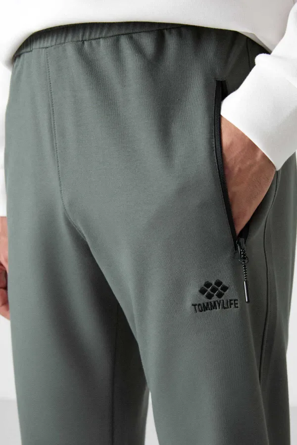 0489 Chemisier en maille à col licou - Biscuit