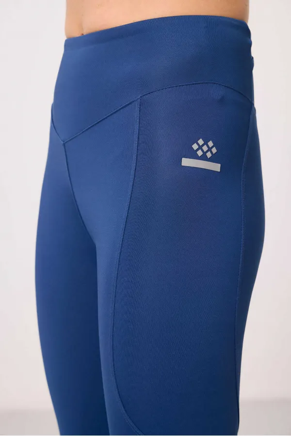 Tommylife Toptan Polyester Standart Fit Esnek Performans Kadın Tayt - 94666 Parlament