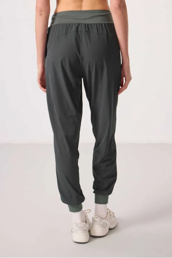 Pantalon femme coupe standard en polyester Tommylife en gros - 94677 kaki