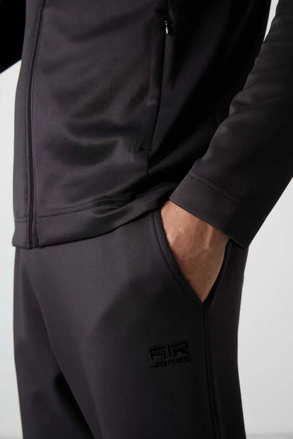 Tommylife Toptan Bran Standart Kalıp Scuba Basic Erkek Eşofman Takım 85199 Antrasit