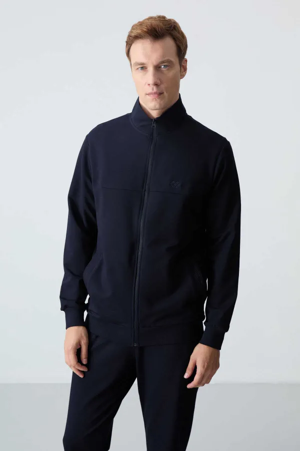 Ensemble de survêtement Tommylife Wholesale Relaxed Fit Basic pour homme 85260 Bleu marine