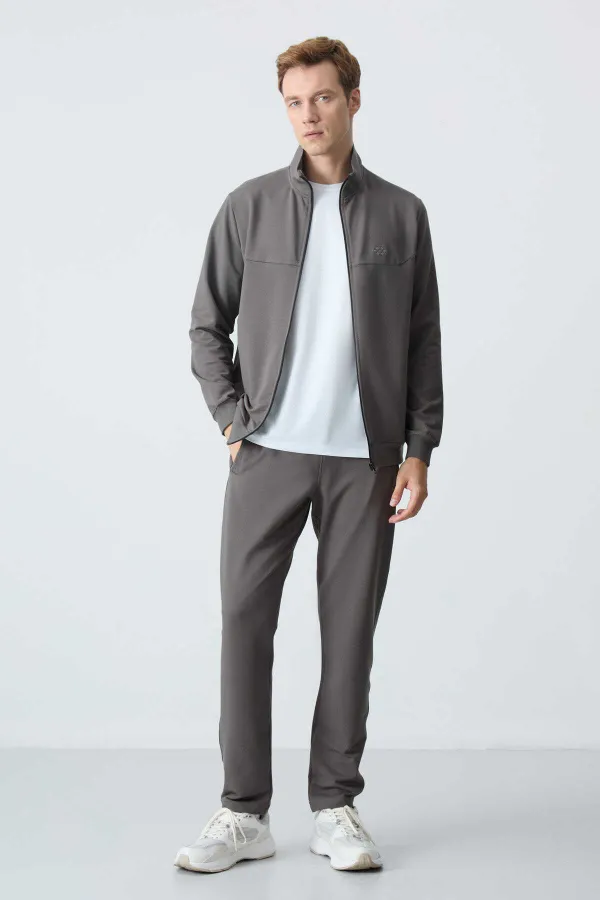 Ensemble de survêtement Tommylife Wholesale Relaxed Fit Basic pour homme 85260 Gris foncé