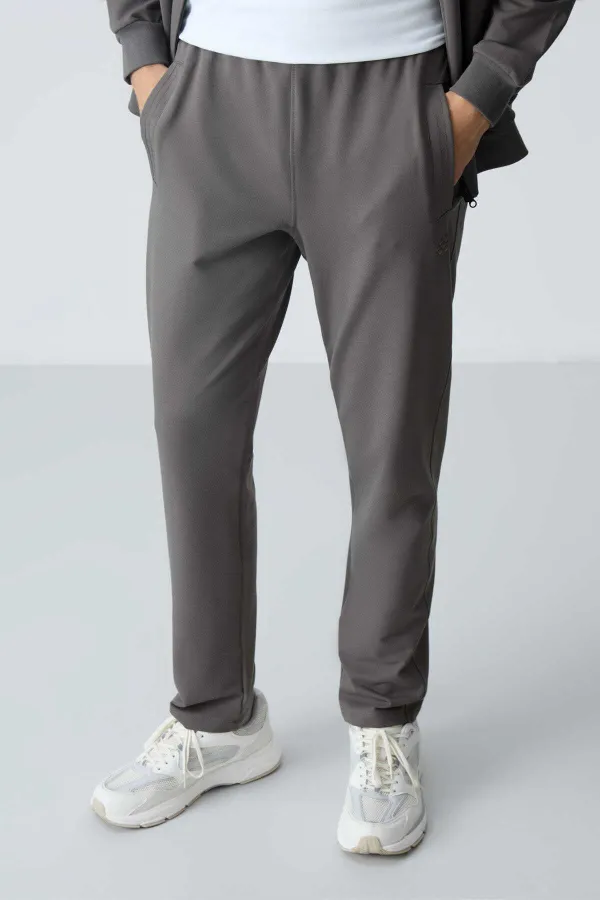 Ensemble de survêtement Tommylife Wholesale Relaxed Fit Basic pour homme 85260 Gris foncé