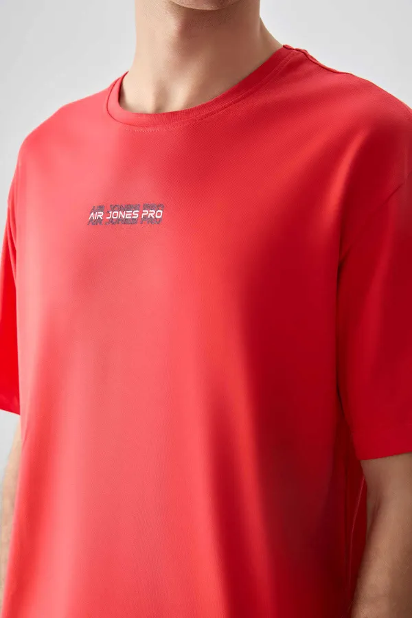 Tommylife Wholesale Crew Neck Oversize Printed Men's T-Shirt 88354 Fiesta