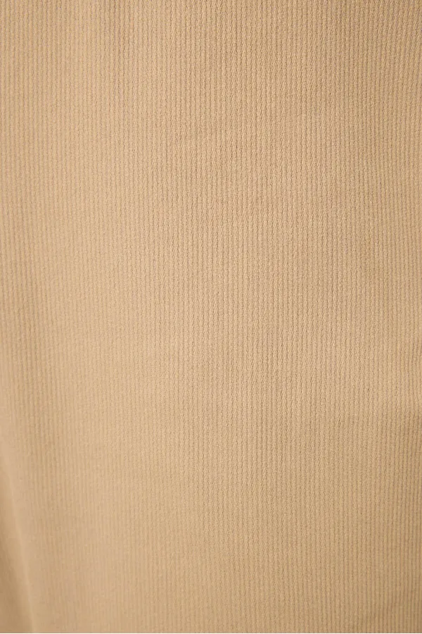 Pantalon chino extensible léger, coupe standard, tissé, Tommylife Wholesale, beige foncé, référence 82177