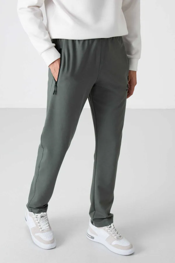 0489 Chemisier en maille à col licou - Biscuit