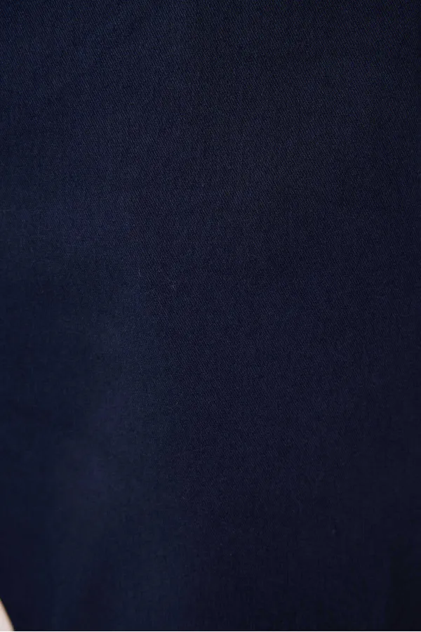 Pantalon chino extensible léger, coupe standard, tissé, Tommylife Wholesale, bleu marine, référence 82179