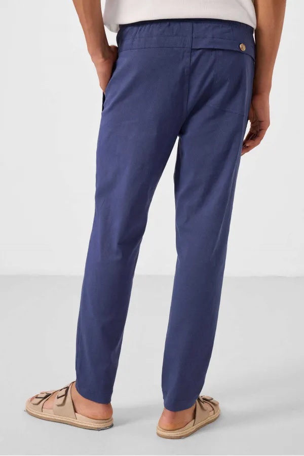 Pantalon chino tissé léger et flexible Tommylife Wholesale Standard Fit pour homme 82179 Parliament