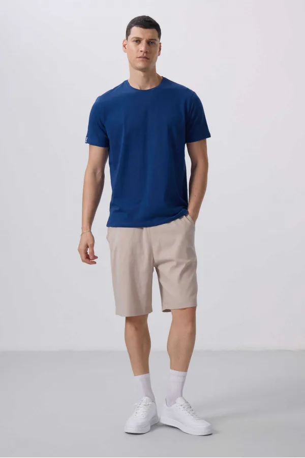 Tommylife Toptan O Yaka Standart Kalıp Basic Erkek T-Shirt 87911 Parlament