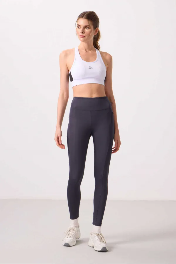 Tommylife Wholesale Polyester Flexible Standard Fit Performance Women's Leggings - 94667 Anthracite