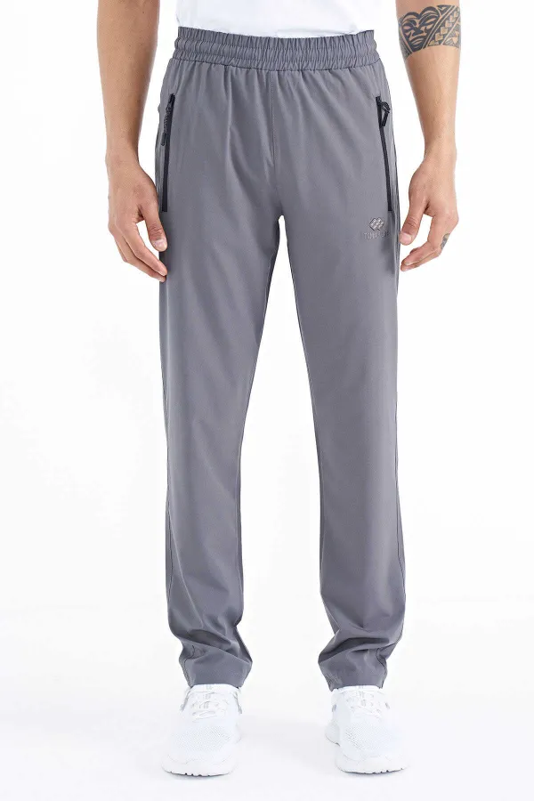 Bas de survêtement Tommylife pour homme, coupe classique, coupe standard, trois poches, 84768 kaki