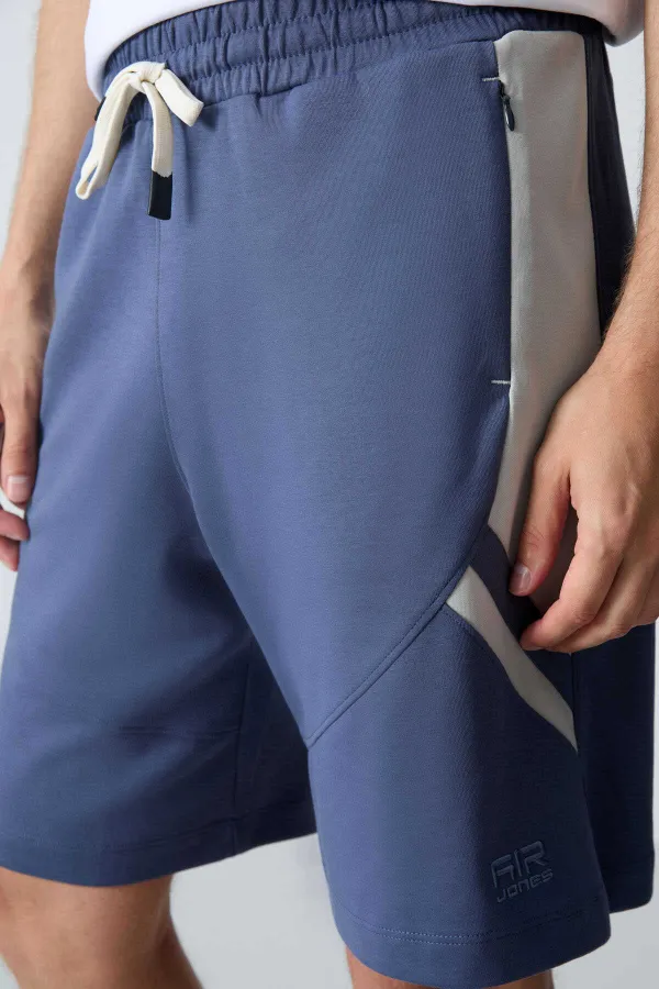 Tommylife Toptan Comfort Fit Basic Erkek Şort 81281 Petrol