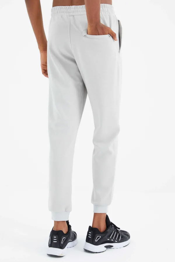 Tommylife Toptan Taş Bağcıklı Ön Dikiş Detaylı Standart Kalıp Erkek Eşofman Alt - 84994