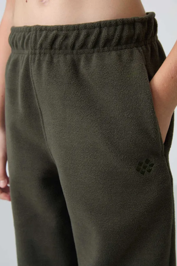 Pantalon de jogging Tommylife Wholesale pour filles de 7 à 15 ans, coupe standard, référence 75155, kaki