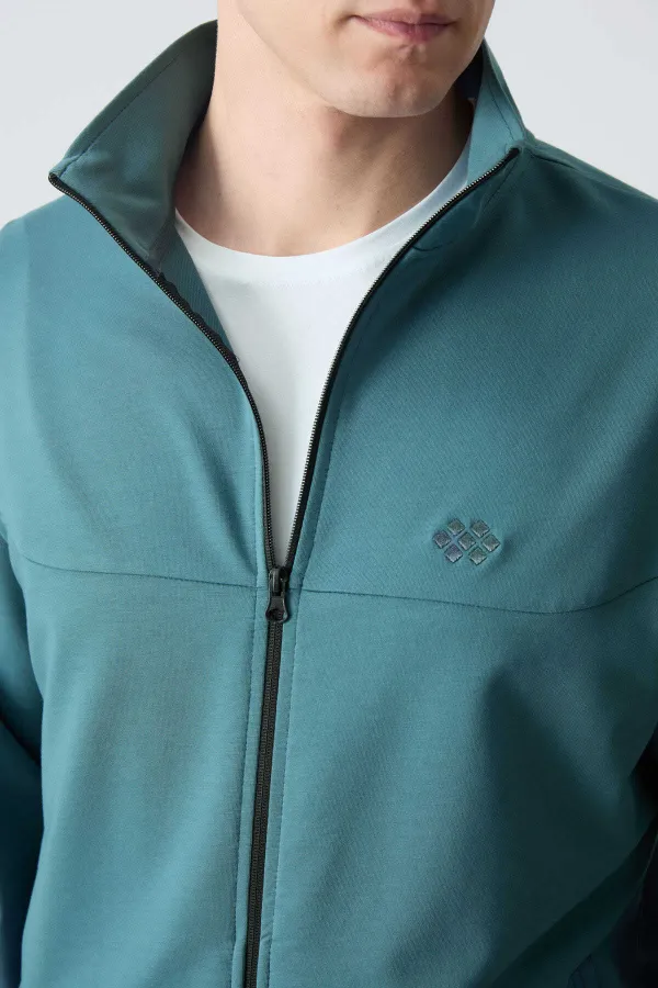 Ensemble de survêtement Tommylife Wholesale Relaxed Fit Basic pour homme, vert forêt, réf. 85260