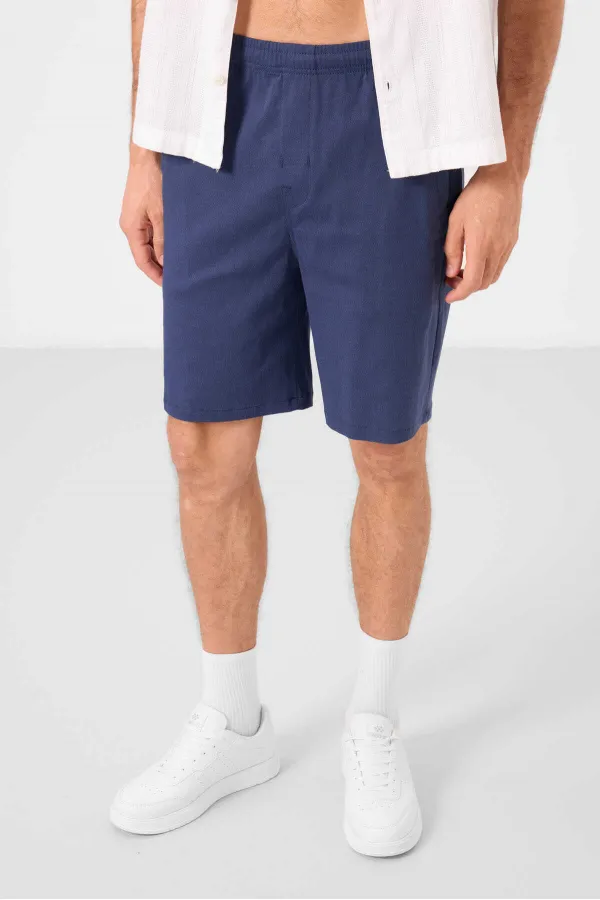 Short chino extensible léger, coupe standard, tissé, Tommylife Wholesale 81292 Parliament