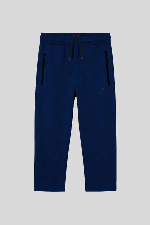 Pantalon Capri classique pour homme Tommylife, indigo, avec poche zippée - 83095