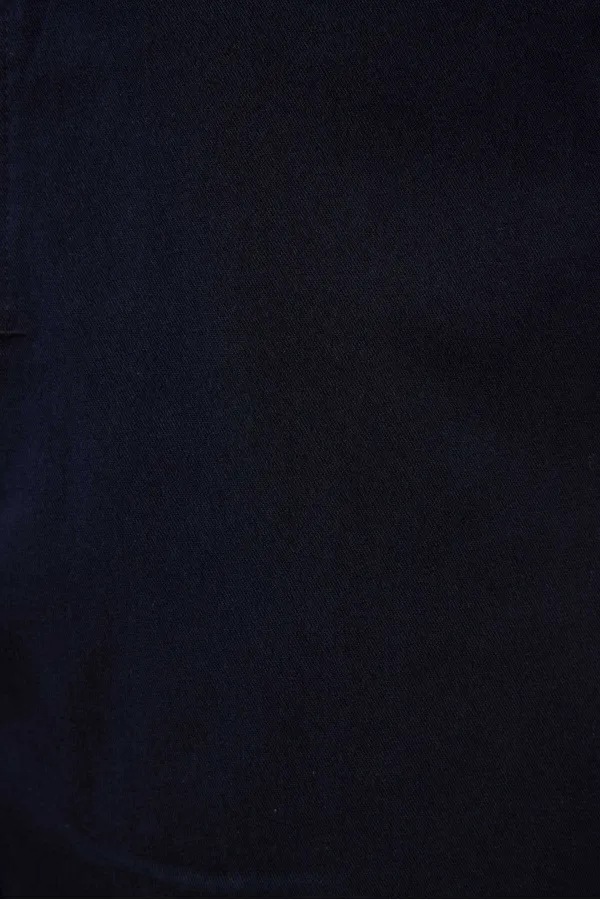 Short chino extensible léger, coupe standard, tissé, Tommylife Wholesale, bleu marine, référence 81291