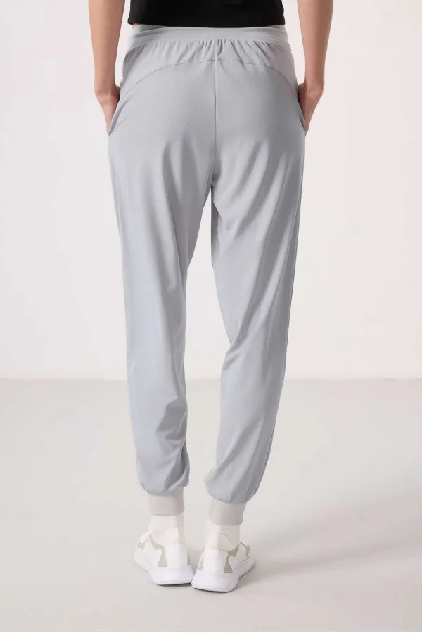 0489 Chemisier en maille à col licou - Biscuit