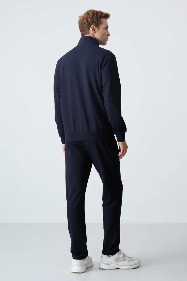 Ensemble de survêtement Tommylife Wholesale Relaxed Fit Basic pour homme 85260 Bleu marine