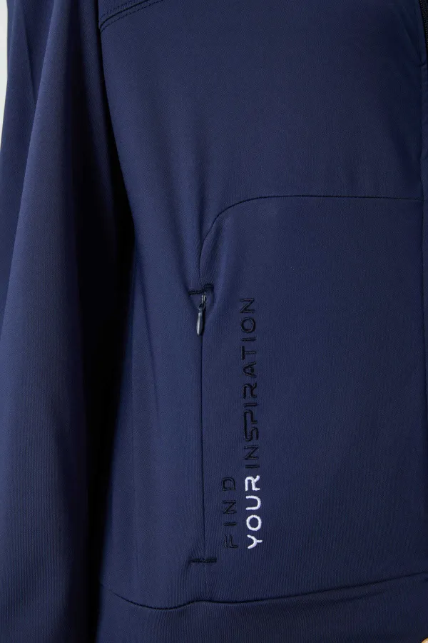 Ensemble de survêtement à capuche Tommylife Wholesale pour femme, coupe standard, réf. 95306, indigo