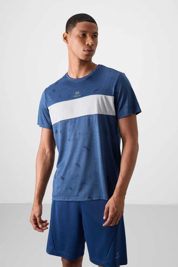 Tommylife Toptan O Yaka Standart Kalıp Aktif Spor Erkek T-Shirt 88398 Parlament