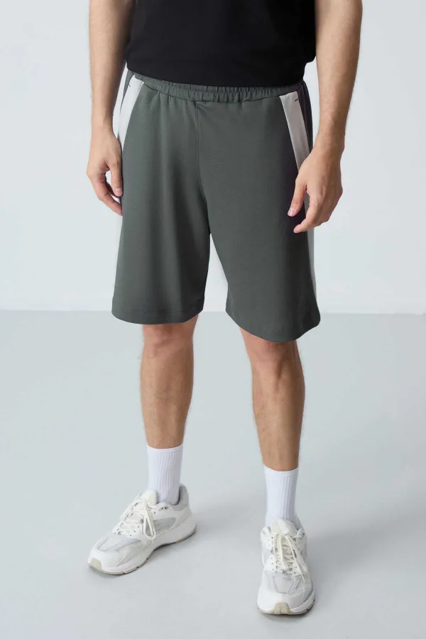 Tommylife Toptan Comfort Fit Basic Erkek Şort 81280 Haki