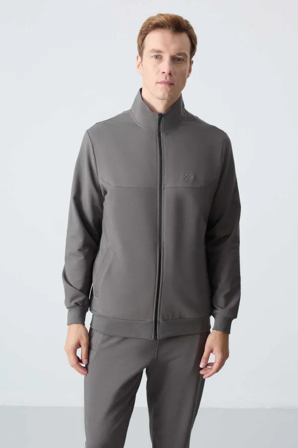 Ensemble de survêtement Tommylife Wholesale Relaxed Fit Basic pour homme 85260 Gris foncé