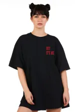 Oversize Hey It's Me Printed garalio T-shirt