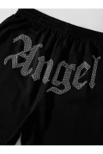 Pantalon de survêtement imprimé ange