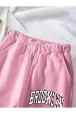Brooklyn Printed Basic Sweatpants
