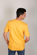MUSTARD CREW NECK T-SHIRT