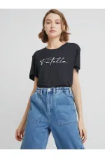 Unisex Fatella Printed Crew Neck T-Shirt