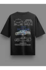 Nissan Skyline Oversize Tshirt Black Unisex