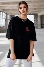 Oversize Hey It's Me Printed garalio T-shirt