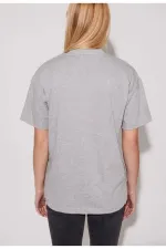 Astronaut from the Moon Printed Oversized Cotton T-shirt