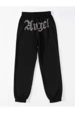 Pantalon de survêtement imprimé ange