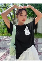 Oversize Purple Hot Printed T-shirt