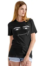 Roblox Face Man T-Shirt Black Unisex T-Shirt