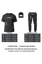 Beyaz Baskılı Eşofman Takımı Jrd001